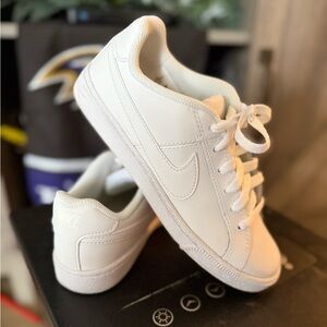 Nike Classic White Lace-Up Sneakers